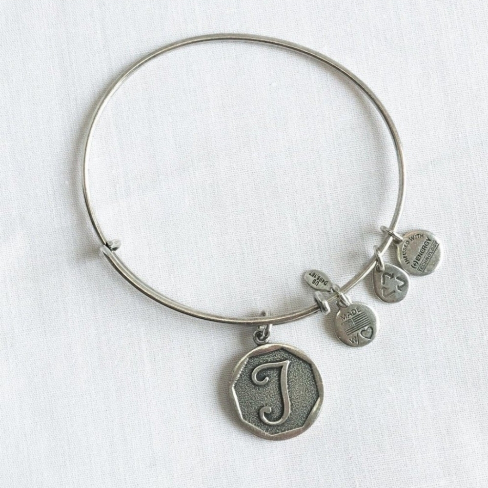 Alex and Ani T charm bracelet